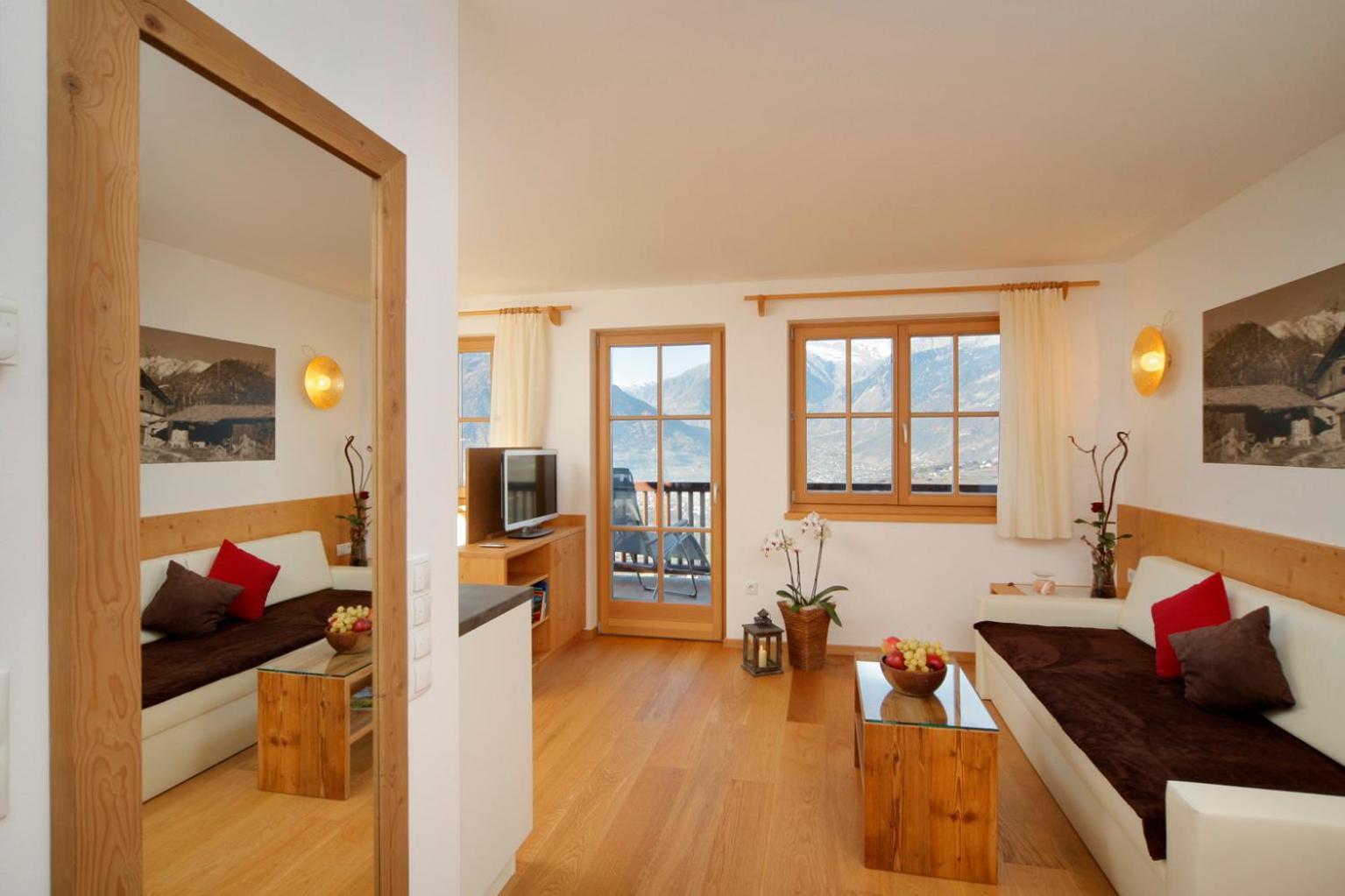 Schwarzplatterhof Apartment เมราโน ภายนอก รูปภาพ